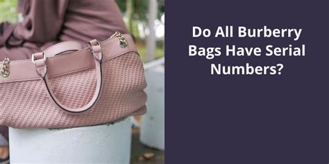 do vintage burberry bags have serial numbers|burberry bags serial number.